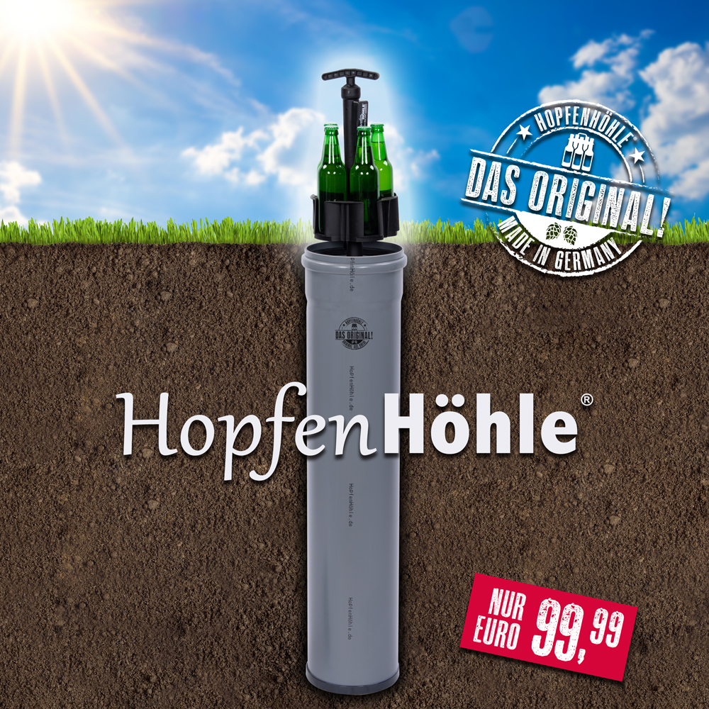 HopfenHöhle, Bierkühlschrank für Genießer, das Original